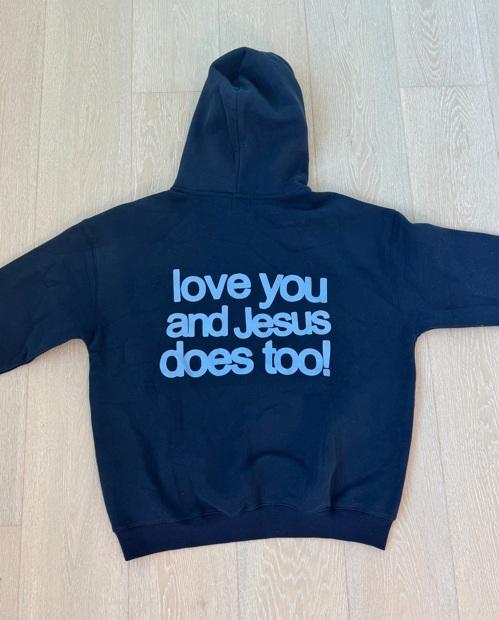 Small Navy Madi Hoodie Early Sample