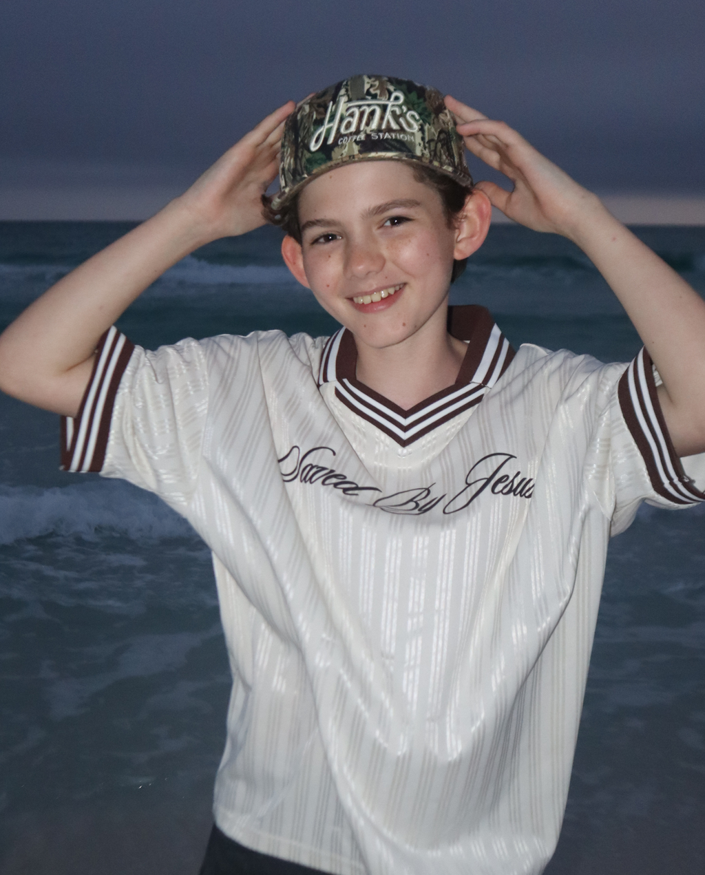 Saved By Jesus Polo Jersey