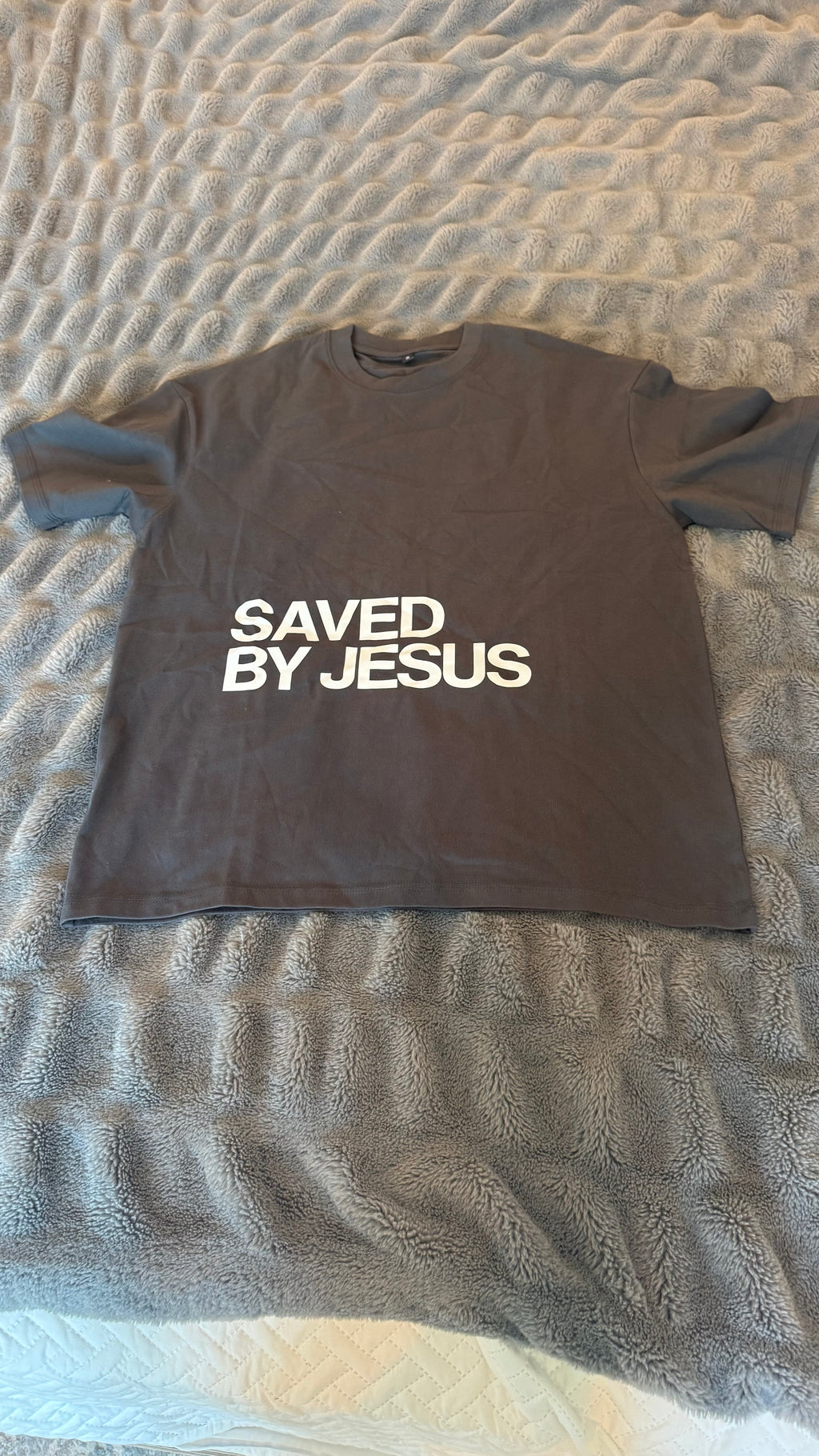 Saved By Jesus Comfort Colors Tee SMALL