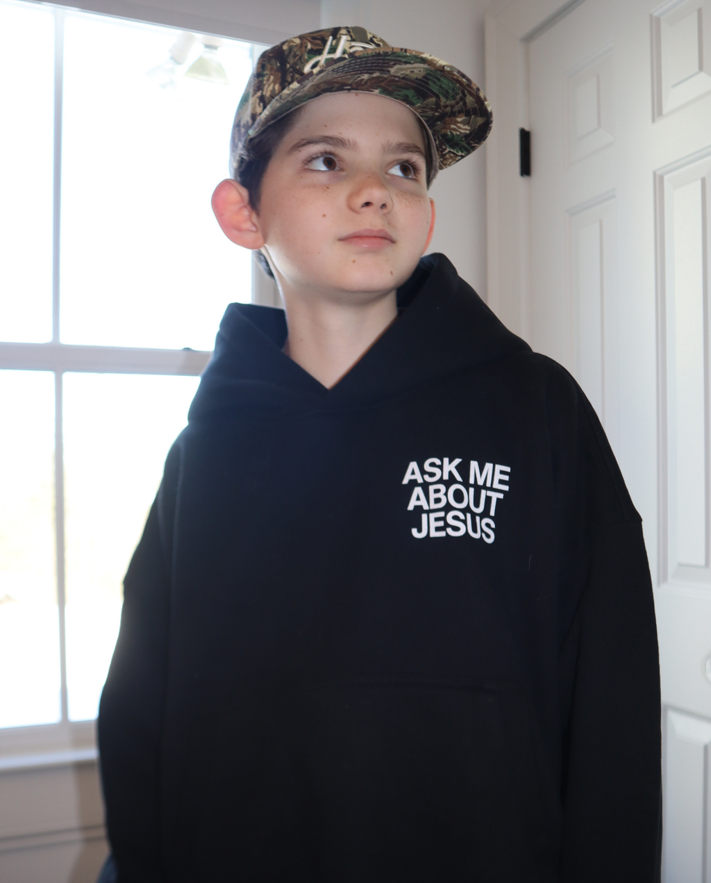 Ask Me About Jesus Hoodie