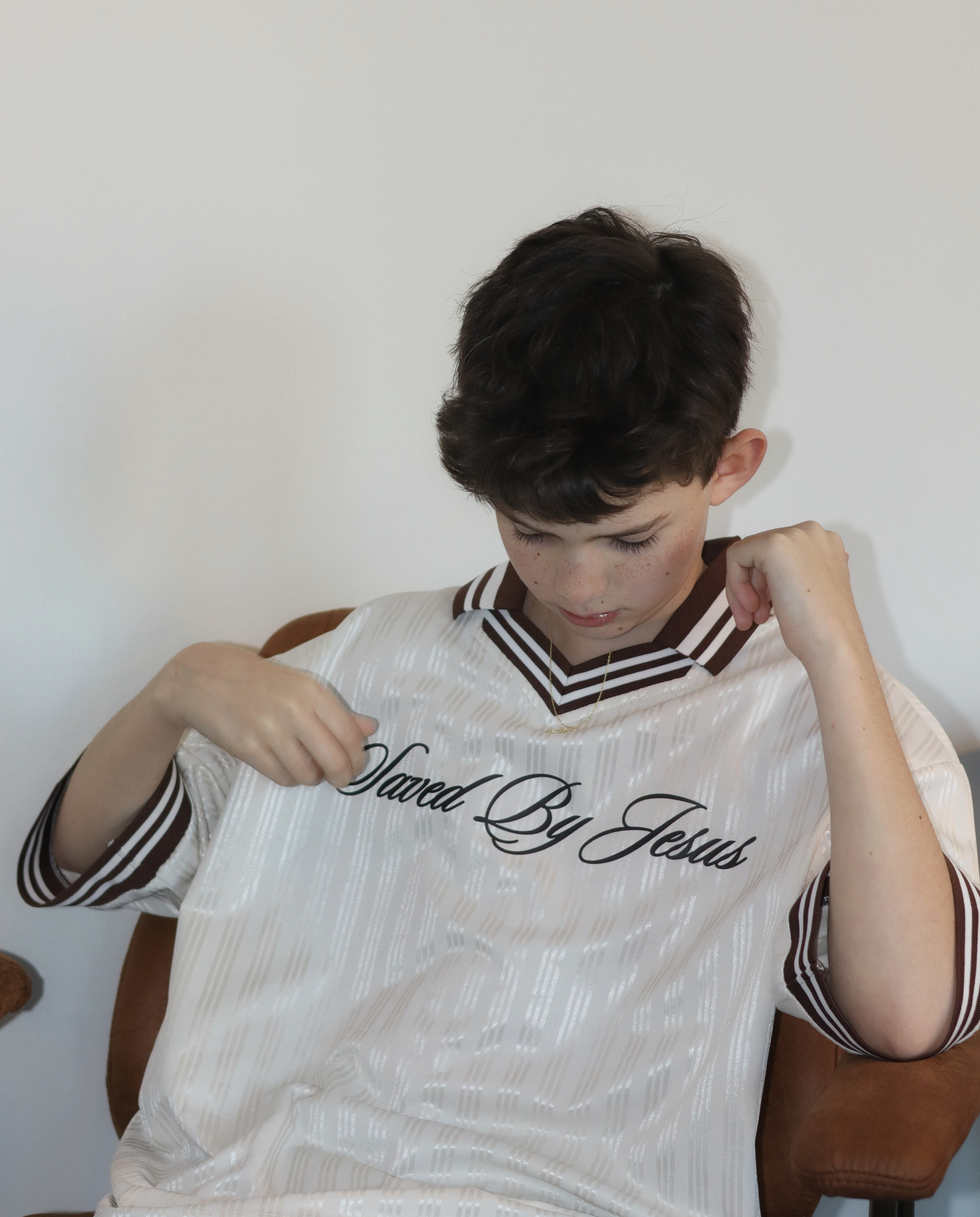 Saved By Jesus Polo Jersey