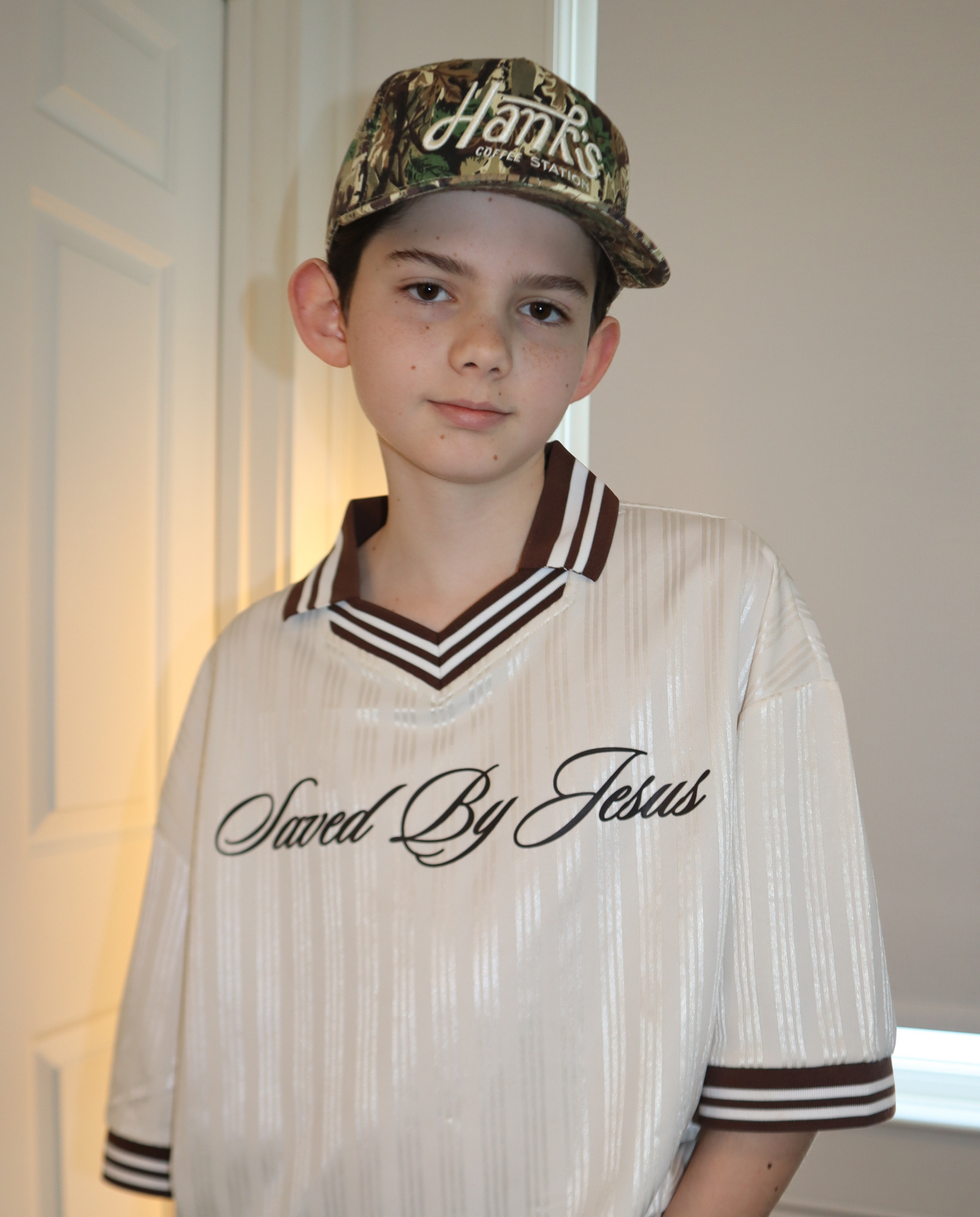 Saved By Jesus Polo Jersey