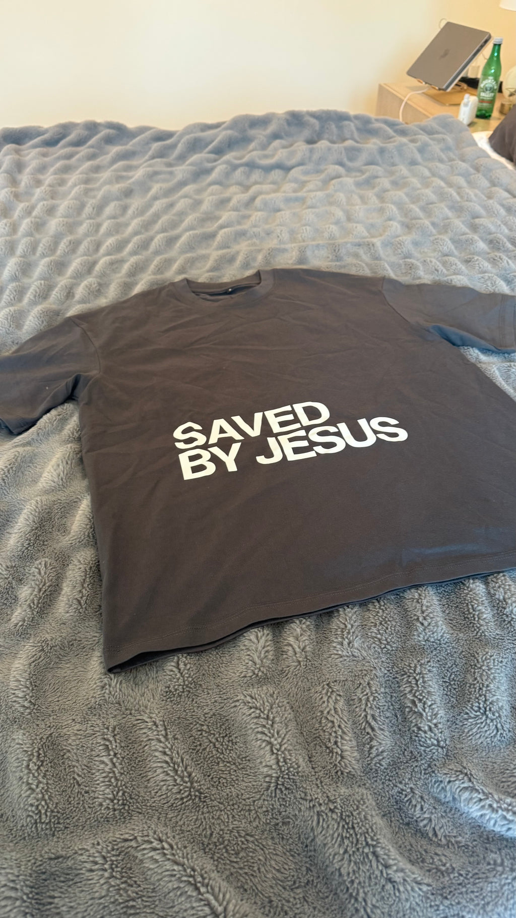 Saved By Jesus Comfort Colors Tee SMALL