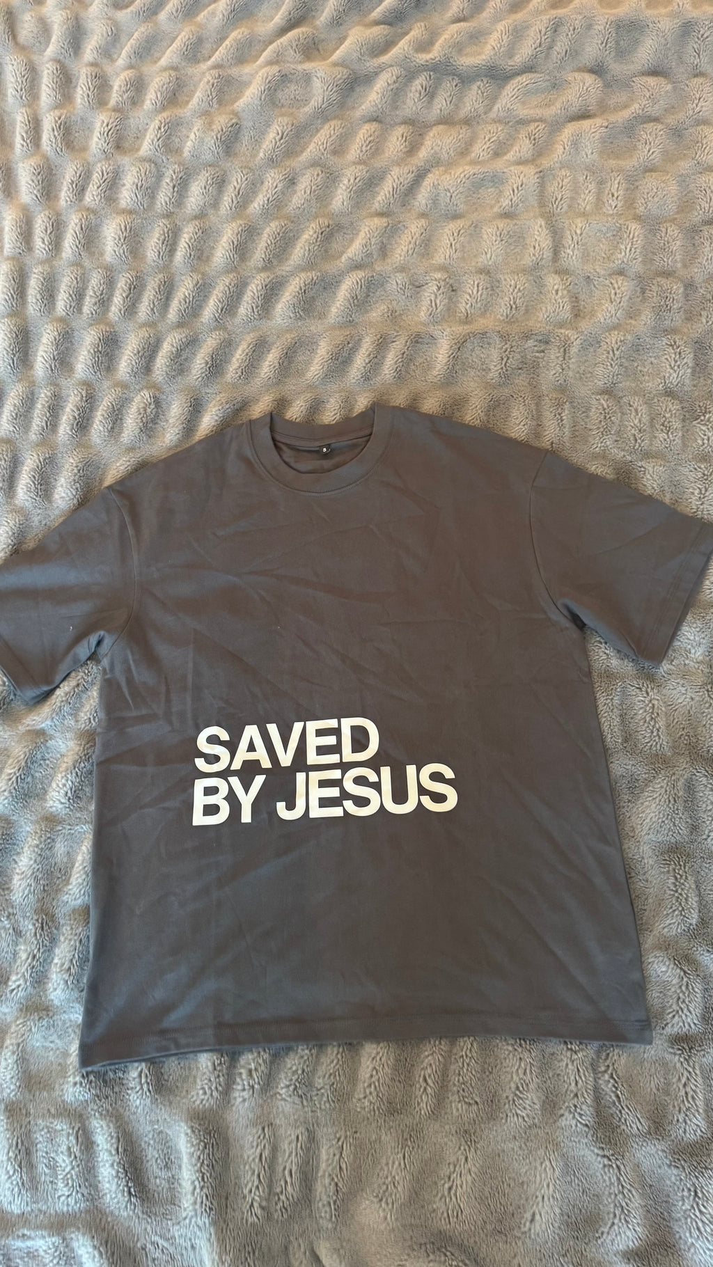 Saved By Jesus Comfort Colors Tee SMALL